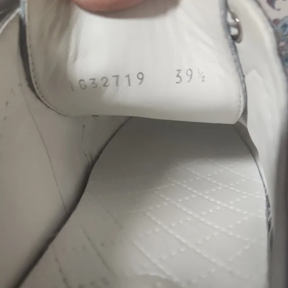 CHANEL Women's Metallic Silver Sneakers - Picture 6 of 17